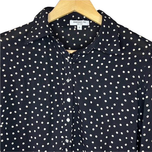 Emerson Fry Polka Dot Shirtdress - Picture 3 of 14